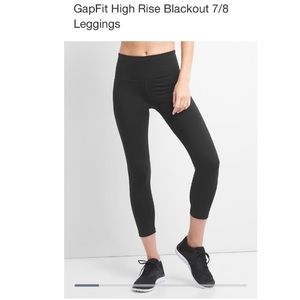 GapFit High Rise Blackout 7/8 Leggings XXL